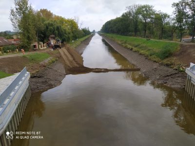 Slovena část plavebního kanálu