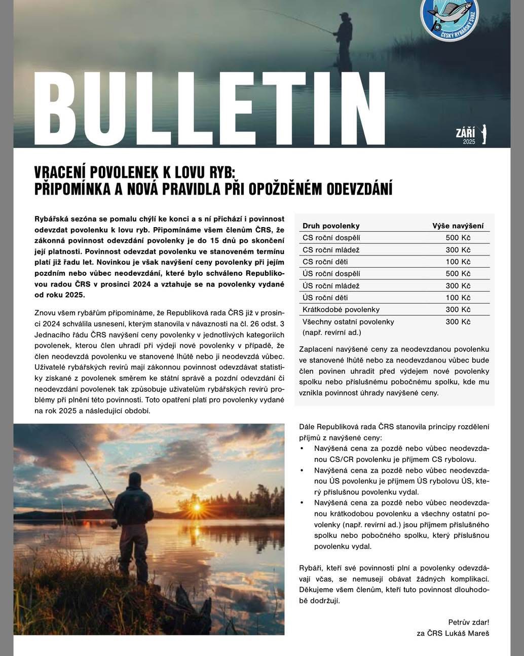 Bulletin Rady ČRS